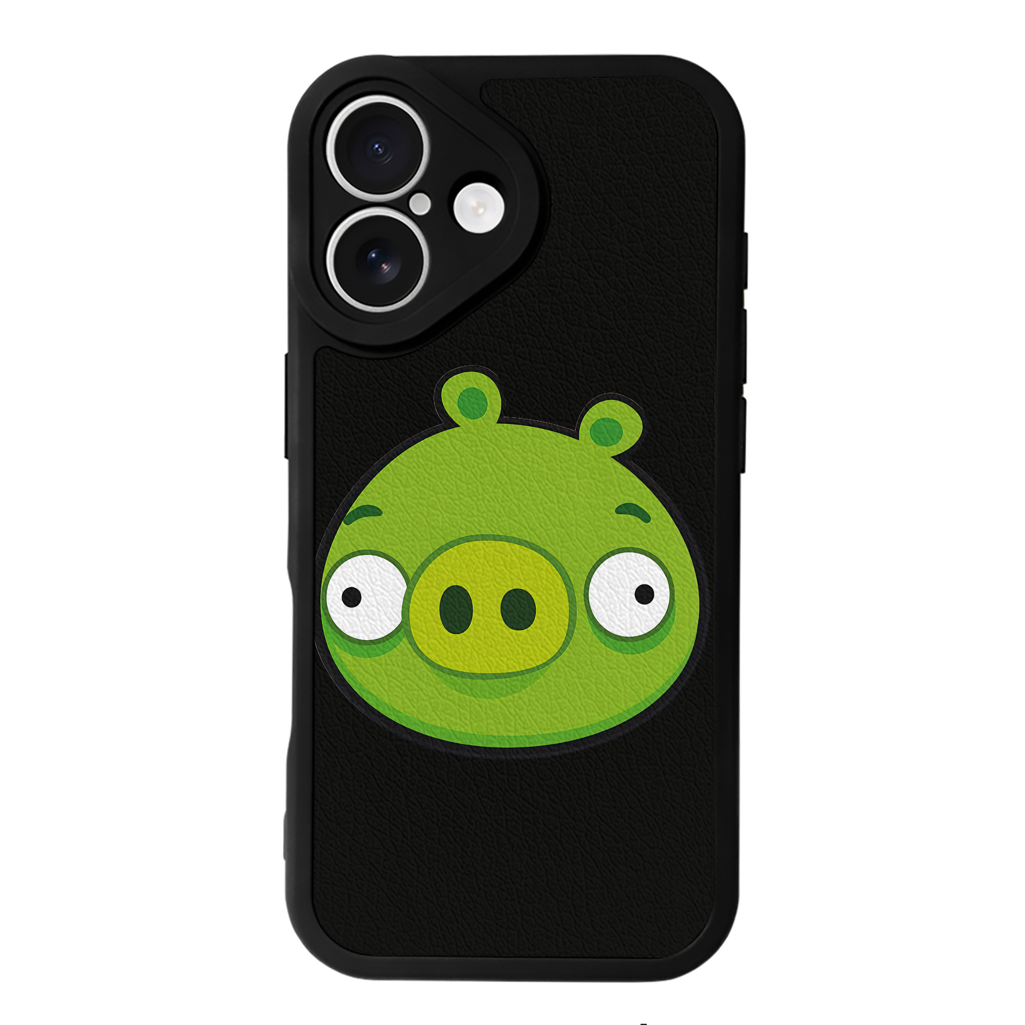 （画像用） Angry Birds アングリーバード 【iPhone 16シリーズ対応】シリコンスマホケース（レザー調） 材質：シリコン